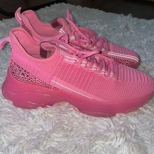 Hot Pink Steve Madden Maxima Sneakers